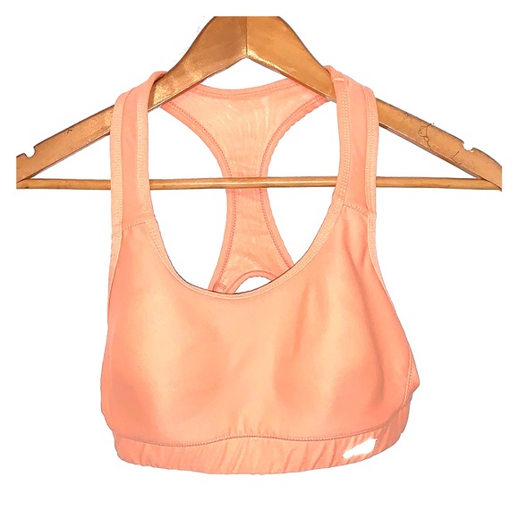 peach sports bra